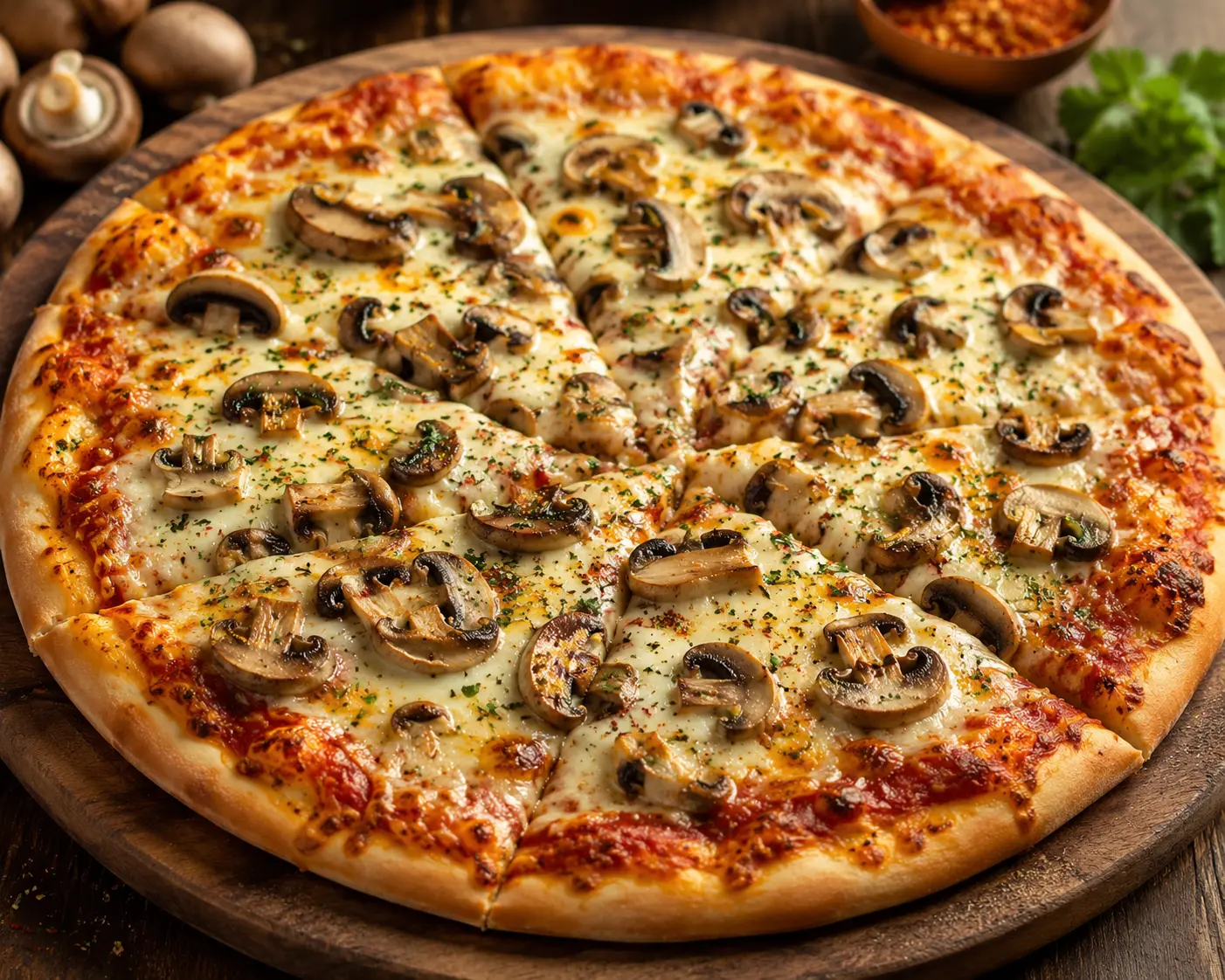 Mushroom Pizza