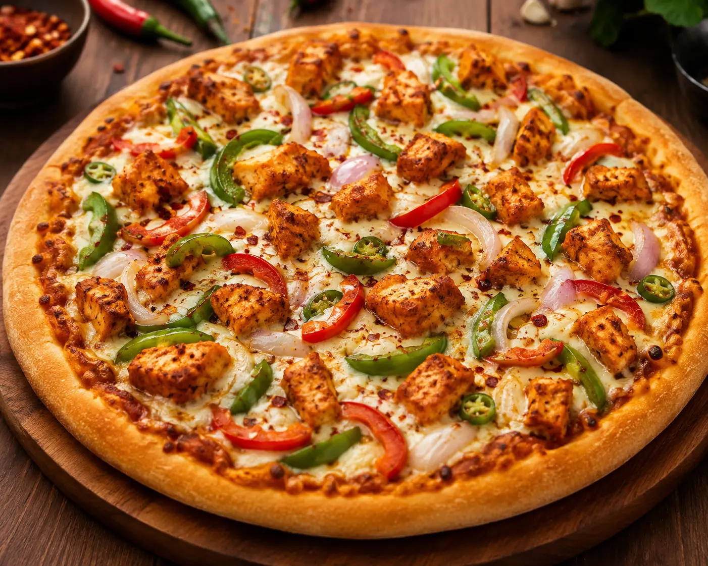 Chicken Chilli Pizza