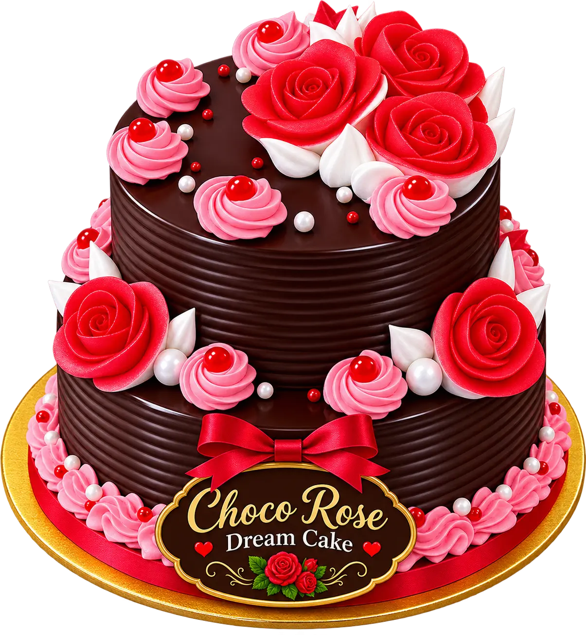 CHOCO ROSE DREAM CAKE