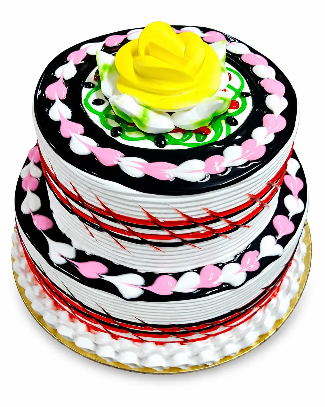 Royal Yellow Rose Designer Cake