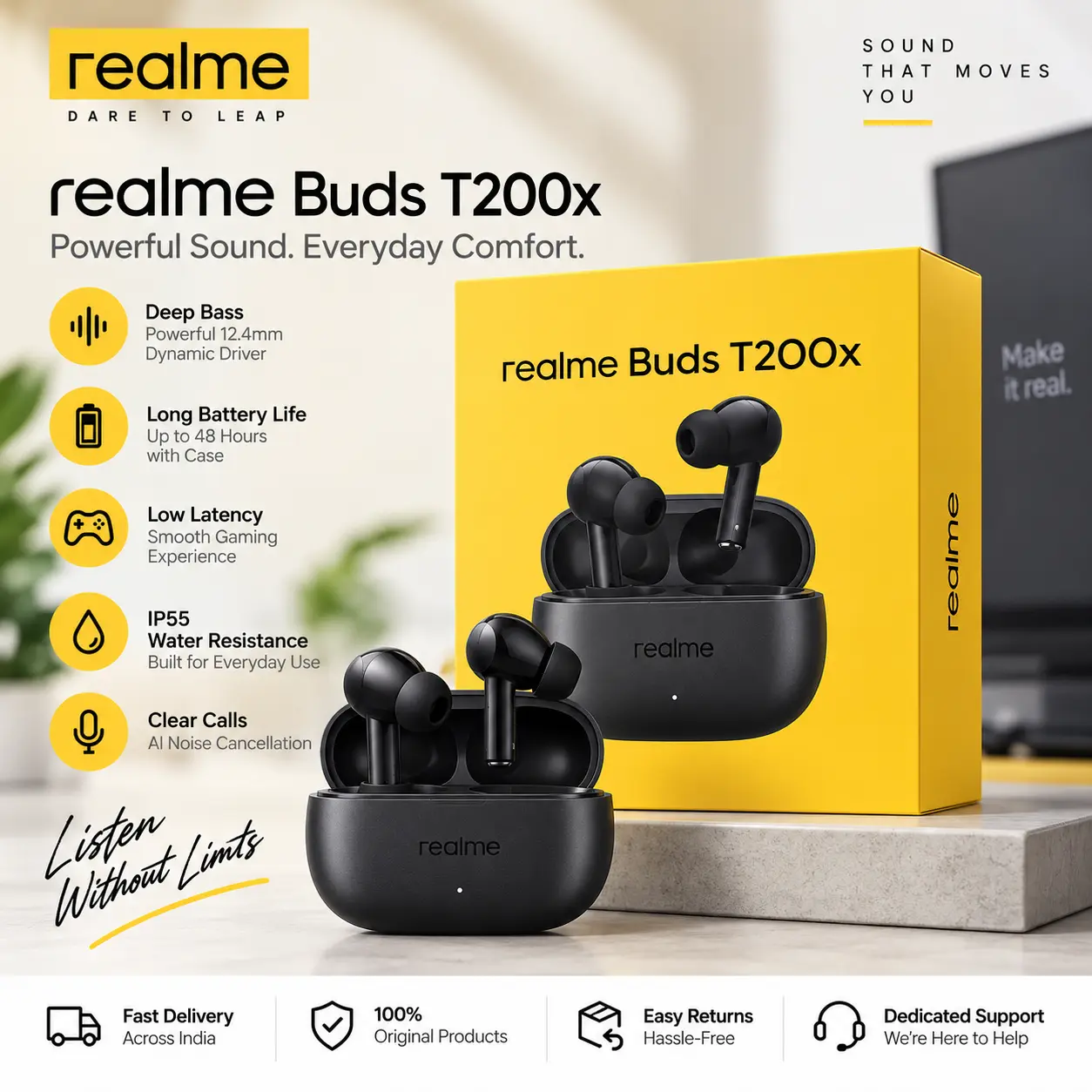 REALME BUDS T200X